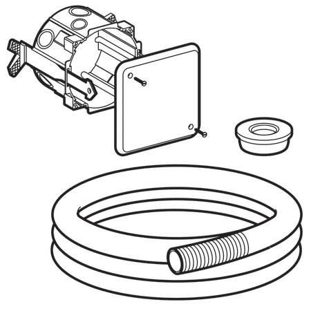 KIT DE INSTALARE CU DOZA INCASTRATA, PENTRU GEBERIT DUOFRESH